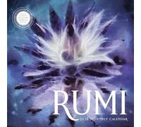 Rumi Calendar 2026 | 12" x 24" 12 Month Poetry Wall Calendar | Marble City Press | Excerpts from Enlightened Rumi, Mandala Art, Illuminated, Sufi Mystic, Spiritual | Small Family Owned Business |