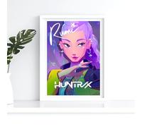 Rumi KPop Demon Hunters Series Movie A3 Wall Art Print Unframed Poster Glossy Artwork Unique Home Décor Gift Bedroom Mancave