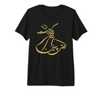 Rumi Poem Sufi Whirling Dervishes | Persian Calligraphy Premium T-Shirt
