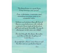 Rumi Poetry Journal: The Guesthouse | Lined Blank Notebook