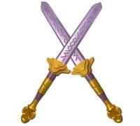 Rumii's Swordn Props 2 Pices, 63.5cm Long Huntrix Rumii's Swordn Weapons Demons Hunters Costume Accessory, Cartoon Anime Cosplay Halloween Movie Props For Fans