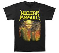 rumin Nuclear Assault Men's Survive T Shirt Black Size Large