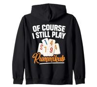Rummikub Game Tile Game Still Play Joker Rummikub Player Zip Hoodie