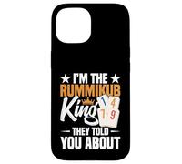 Rummikub Game Tile Game The King Joker Rummikub Player Case for iPhone 15