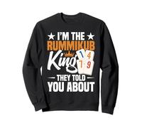 Rummikub Game Tile Game The King Joker Rummikub Player Sweatshirt