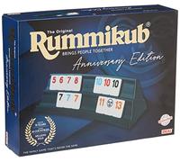 Ideal Rummikub Anniversary Edition – Luxury with Sturdy 3D Racks, 2–4 Players, Ages 7+