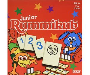 Rummikub IDEAL Junior: The fast-moving numbers game which develops numeracy skills | Classic Games | For 2-4 Players | Ages 4+