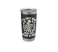 Rummikub I'll just Wait Until They Play a Tile Game Stainless Steel Insulated Tumbler