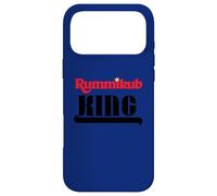Rummikub King Logo With Royal Crown Black Ink Case for iPhone 17 Pro Max