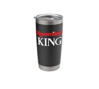 Rummikub King Logo with Royal Crown Stainless Steel Insulated Tumbler