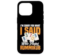 Rummikub Player Tile Game I Am Sorry King Rummikub Case for iPhone 16 Pro