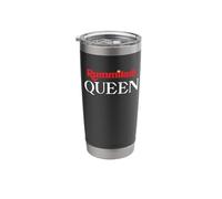 Rummikub Queen Logo with Royal Crown Noble White Ink Stainless Steel Insulated Tumbler