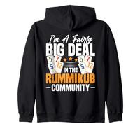 Rummikub Tiles Game Player A Big Deal King Rummikub Zip Hoodie