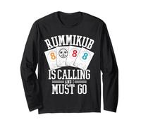 Rummikub Tiles Joker King Queen Player Is Calling Rummikub Long Sleeve T-Shirt