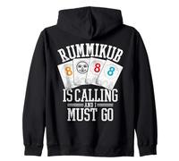 Rummikub Tiles Joker King Queen Player Is Calling Rummikub Zip Hoodie