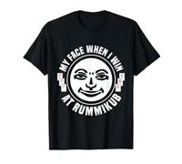 Rummikub Tilesjoker King Queen Player My Face Rummikub T-Shirt