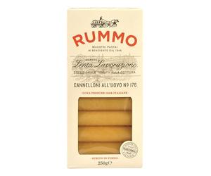 Rummo Egg Cannelloni All'uovo Pasta No.176, Italian Pasta Tubes, 250 g