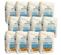 Rummo Gluten Free Fusilli No.48-400g Pack of 12 Corn & Brown Rice Pasta, with Italia Solutions UK Kitchen Conversion Card