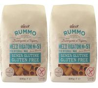 Rummo Gluten-Free Mezzi Rigatoni No. 51, 400 g (Pack of 2)