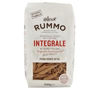 Rummo Penne Rigate Integrali No.66 - Wholegrain, Premium Italian Pasta, 500 g (Pack of 1)