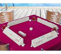RUMMY OKEY Game Set in Plastic With Melamine Stones, Flash