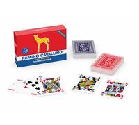 Rummy Playing Cards Cavallino Gold PVC (2 Decks of 55 Cards) DAL NEGRO