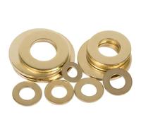 Rummyluck Brass Flat Washers Round Seal Washer Spacer M16x50x3.0mm (1 pcs)