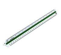 Rumold Triangular Ruler 150/150KE/1/30 30 cm White Plastic Architect 1