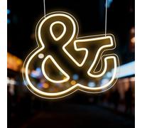 RumonZS Light Up Letters & LED Letters Lights Neon Sign 26 Alphabet 31 cm Decorative Lighted Alphabet for Wedding Party Birthday Bar Christmas Home Decor Letter Lights (Warm White)