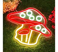 RumonZS Mushroom Neon Lights Sign USB Powered Cute Anime Mushroom LED Neon Sign Decor for Wall Light Game Room Bedroom Living Bar Party Decor Lamp Birthday Gifts