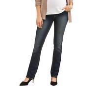 Rumor Has It Maternity Over-Belly Super Soft Straight Leg Five Pocket Denim Jean, Dark, S