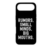 Rumors Small Minds Big Mouths Witty Men Women Case for iPhone Air