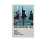 Rumour Has It Someone Like You by The Glee Cast Poster Wall Art Aesthetic Cover Poster Design Painting for Living Room Bed Room 12x18inch(30x45cm) Unframe-style