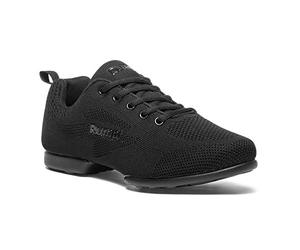 Rumpf Zuma 1567 Dance Hip Lindy Hop Swing Dance Training Shoe Trainers, black, 7 UK