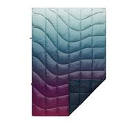 Rumpl The NanoLoft Puffy Blanket | Indoor Outdoor Camping Blanket for Traveling, Picnics, Beach Trips, Concerts | Crisp Fade, 1-Person