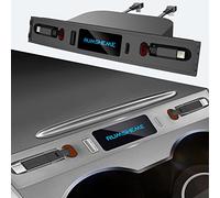 Rumsheme Indispensable 4-in-1 USB Hub for Tesla Model 3/Y 2021 2022 2023, Docking Stations Accessories with 2 Retractable Cable and 2 Ports,Compatible Docking Station of Center Console Smart Sensor