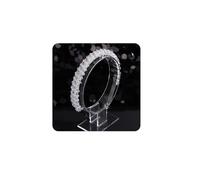 Rumtock Crystal Hair Tiara Handmade Crown for Women Princess Vintage Jewelry Wedding Bridal Tiara (Silver)