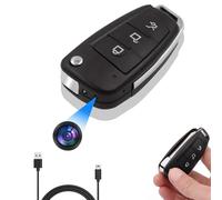 RUMUCF Mini Camera Car Key Nanny Cam HD 1080P, Hidden Body Camera