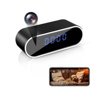 RUMUCF WiFi Clock Mini Camera 1080P HD Spy Video Recorder Indoor Security Camera Night Vision Motion Detection Covert Nanny Cam Wireless Small Hidden Camera for Home