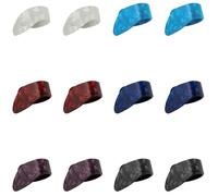 Rumyve 12pcs Medium Flat Thumbpicks,Thumb Pick Set,Medium Finger Picks,Celluloid Guitar Thumb Finger Picks for Fingerstyle Acoustic Guitar, Banjo