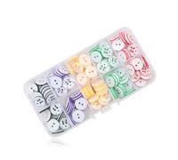 Rumyve 150pcs Colored Resin Button - 2 Hole Rabbit Pattern Round Sewing for Baby Knitted DIY Craft Decoration