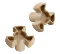 Rumyve 2 Pcs Microwave Oven Glass Turntable Support Couplers Shaft Replacement - 5mm x 7mm