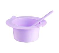 Rumyve 2 set Wax Heater Silicone Lined,Silicone Wax Pot Inserted,Reusable Silicone Wax Warm Lining with Stir Stick