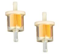 Rumyve 2pcs 1/4" Inline Fuel Filter, Universal Motorcycle Petrol Inline Filter, for 6-8mm Motorbike, Scooter, Motorcycle