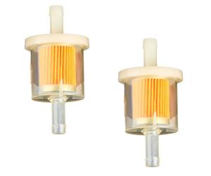 Rumyve 2pcs 1/4" Inline Fuel Filter, Universal Motorcycle Petrol Inline Filter, for 6-8mm Motorbike, Scooter, Motorcycle