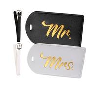 Rumyve 2pcs Travel Leather Luggage Tag,Luggage Address Tag with Adjustable Strap & Privacy Cover for Privacy Protection Against Loss of Suitcase Accessories