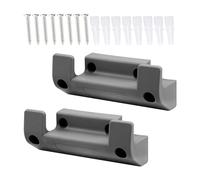 Rumyve 2set Garden Hose Pipe Hanging Holder,Hose Pipe Hanging Bracket,PVC Plastic Hose Reel Wall Mounting Bracket