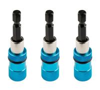 Rumyve 3pcs 1/4 Hex Shank Drywall Screwdriver,Adjustable Screw Depth Screwdriver Bit Holder,Adjustment Drywall Tools,Bit Holder for Impact Driver