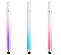 Rumyve 3pcs Gradient Color Stylus Pencil,2 in 1 Tablet Touch Screen Pen,Stylus Pens for Touch Screens for iPhone/iPad/pro/Mini/Air/Samsung