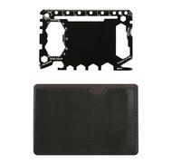 Rumyve 46 in 1 Multi-Tool Card, Stainless Steel Portable Gadget, Outdoor Camping Multi-Tool Accessory, Good for Gifts